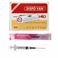 HMD Dispovan 3ml Syringe with Needle - 23G x 1inch Pack of 100