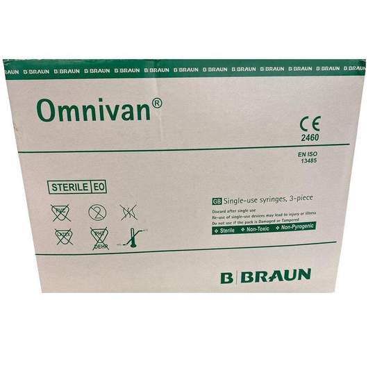 2 x  B Braun Omnivan 10ml Duo Syringe with Needle - 21G x 1.5Inch Pack of 50 (4751021V-IN-OYS)